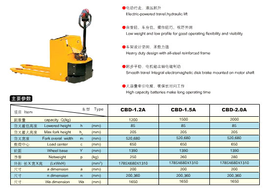 半自动搬运车