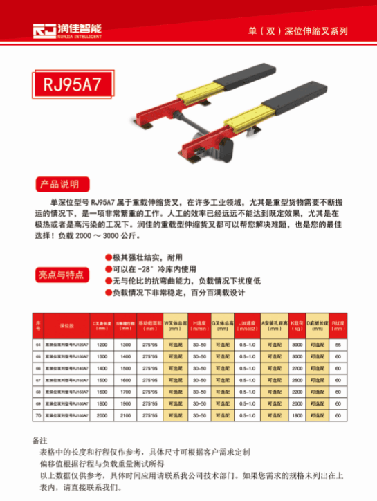 堆垛机伸缩板 堆垛机双向自动伸缩托板