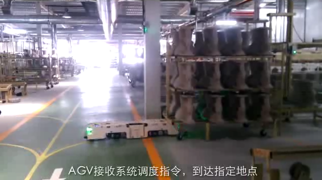 AGV在惠达洁具搬运的应用